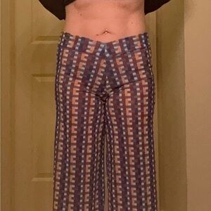 Women’s Marije High Waisted Capri Pants - MIGA Swimwear -S - Azulejo